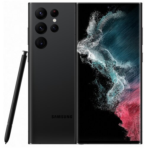 Смартфон Samsung Galaxy S22 Ultra 12/512 ГБ, Dual nano SIM, черный фантом