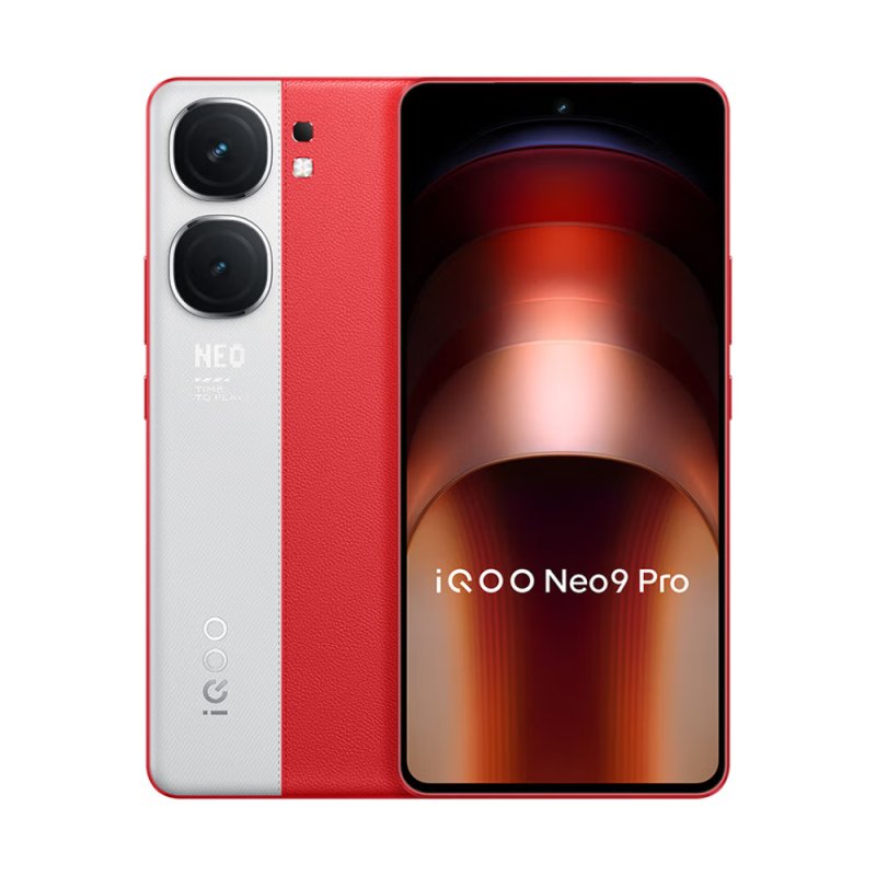 Смартфон iQOO Neo9 Pro, 16 ГБ/1 ТБ, 2 nano-SIM, красный/белый