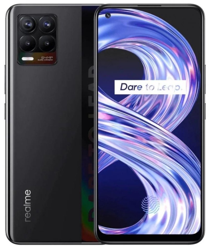 Смартфон Realme 8 6/128Gb Black Logo отличное состояние;