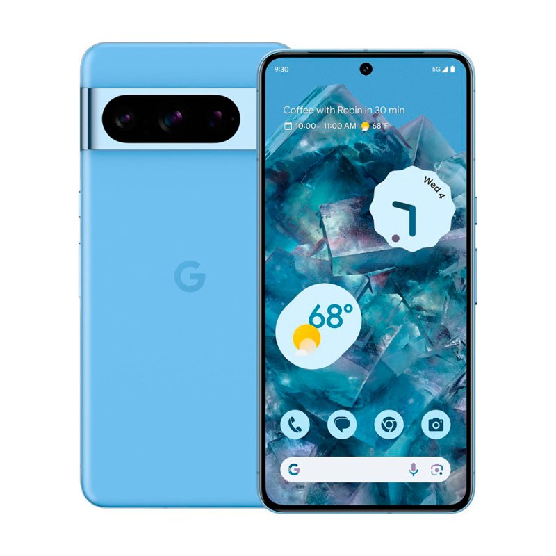Смартфон Google Pixel 8 Pro, 12Гб/128Гб, Nano-SIM + E-Sim, голубой