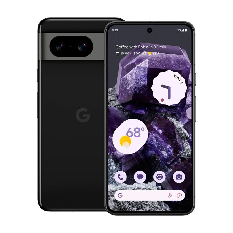 Смартфон Google Pixel 8, 8Гб/128Гб, Nano-SIM + E-Sim, черный