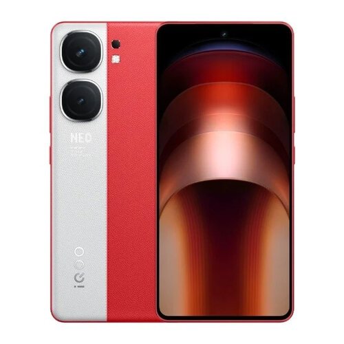 Смартфон iQOO Neo9 16/512 ГБ CN, Dual nano SIM, красный/белый
