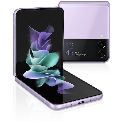 Смартфон Samsung Galaxy Z Flip 3 8/128 ГБ, nano SIM+eSIM, лавандовый