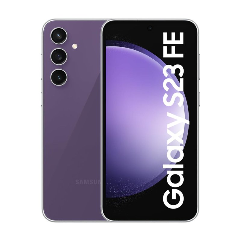 Смартфон Samsung Galaxy S23 FE, 8 ГБ/128 ГБ, eSim + 2 Nano-SIM, фиолетовый