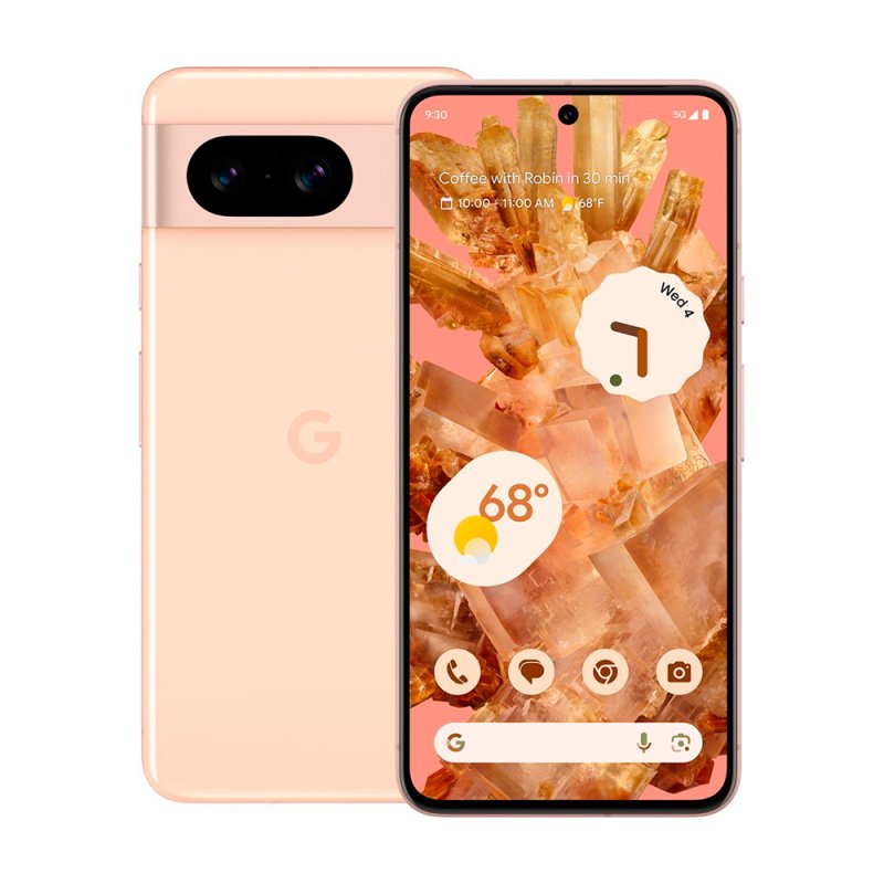 Смартфон Google Pixel 8, 8Гб/128Гб, Nano-SIM + E-Sim, розовый