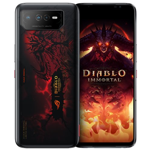 Смартфон ASUS ROG Phone 6 Diablo Immortal Edition 16/512 ГБ CN, Dual nano SIM, черный/красный