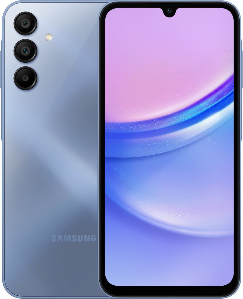 Смартфон Samsung Galaxy A15 6/128GB Light Blue SM-A155FLBGSKZ