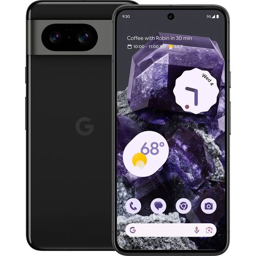 Смартфон Google Pixel 8 8/128 ГБ USA, Dual: nano SIM + eSIM, Obsidian